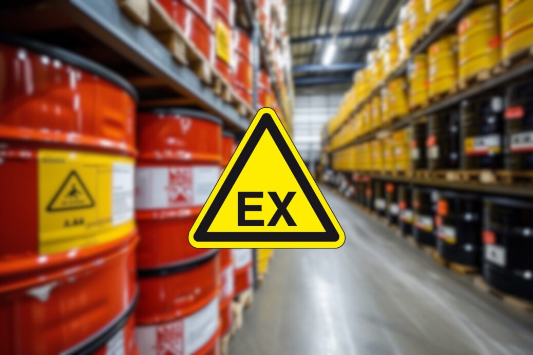 Zonas ATEX en almacén